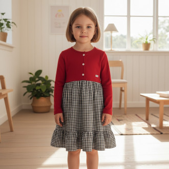 Детска трикотажна рокля "Фани"