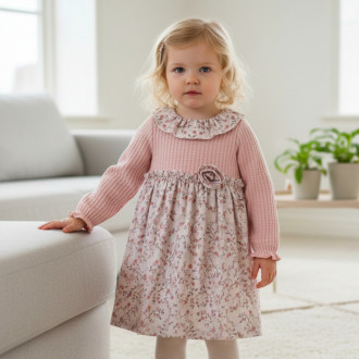 Детска плътна рокля "Ема"