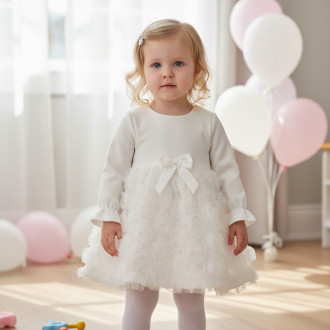 Бебешка официална рокля "Rose elegance"