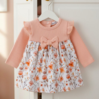 Бебешка памучна рокля ''Цветна приказка''