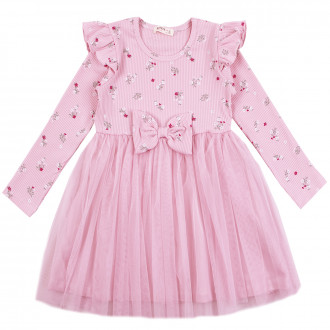 Детска рокля "Флориан" в розово 1