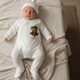 Бебешки гащеризон с шапка ''Little hero''