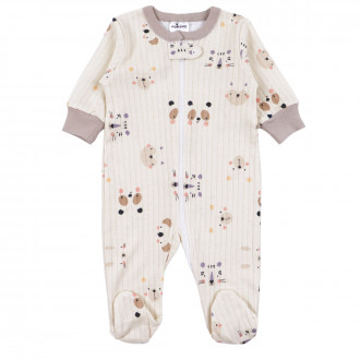 Бебешки ромпър с цип ''Zoo''