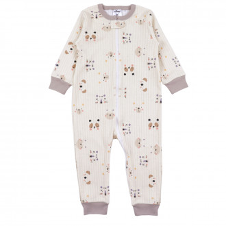 Бебешки ромпър с цип и открити крачета ''Zoo''