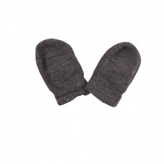 Бебешки ръкавички в цвят графит