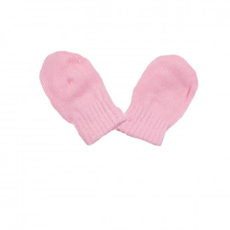 Бебешки ръкавички в розово
