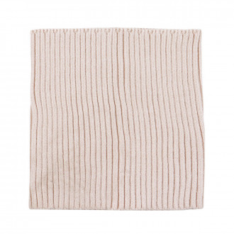 Детски шал-комин от плетиво в бежово