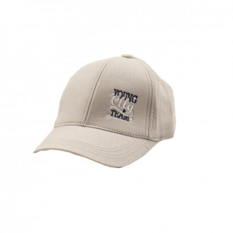 Детска лятна шапка "Young team" в бежово