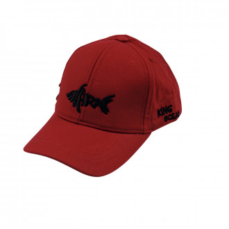 Детска лятна шапка "Shark" в червено