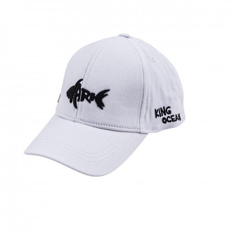 Детска лятна шапка "Shark" в бяло