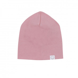 Памучна детска шапка в пепел от рози