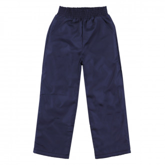 Шушляков панталон с полар в тъмносиньо