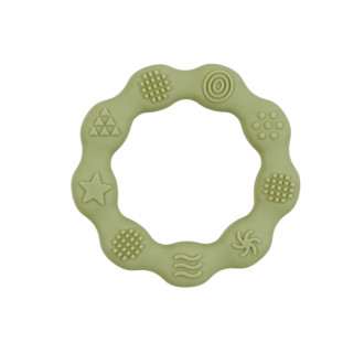 Силиконова гризалка ''Ринг'' в зелено