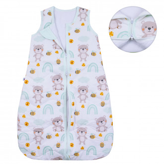 Зимен спален чувал с двупосочен цип "Honey bear" 1