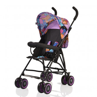 Детска лятна количка "Billy" лилава пеперуда 1
