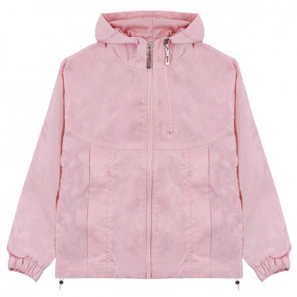 Тънко шушляково яке в пудра