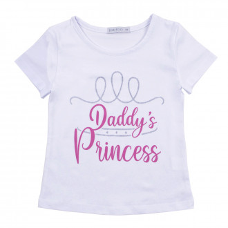 Детска тениска за момичета "Daddy's princess 1