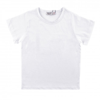 Детска бяла тениска за момчета