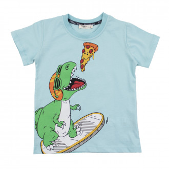 Памучна тениска "Hungry dinosaur" 1