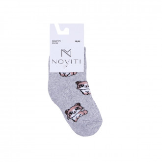 Детски термочорапи ''Cute'' в сив меланж