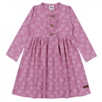 Трикотажна рокля "Лара" в пепел от рози