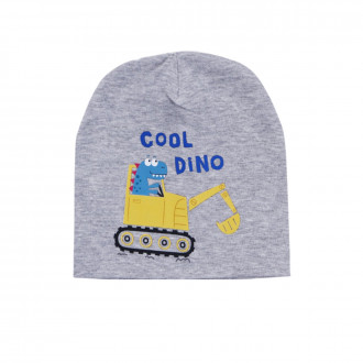 Бебешка трикотажна шапка "Cool dino"
