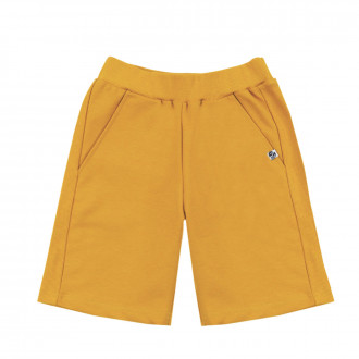 Трикотажни къси панталони в горчица