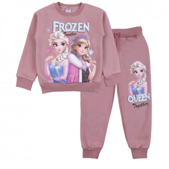 Ватиран комплект "Together" в опушено розово