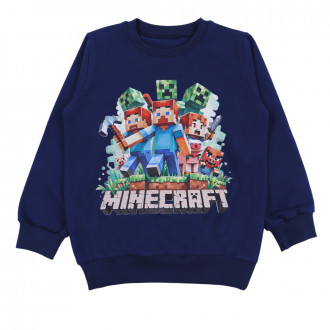 Ватирана блуза ''Craft'' в син парламент