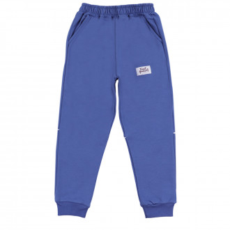 Ватирано долнище "Trust yourself" в синьо