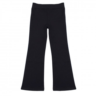 Ватиран панталон тип ''чарлстон'' в черно