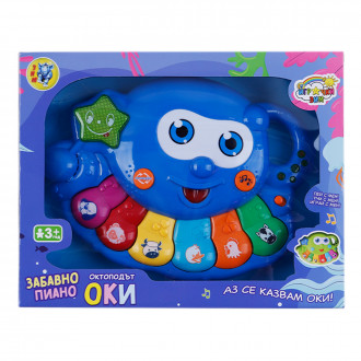 Забавно пиано със звук и светлина "Октопод" 32 х 25 см