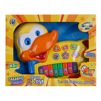 Забавно пиано със звук и светлина "Пате" 29 х 23 см