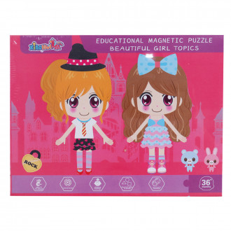 Занимателен магнитен пъзел ''Кукла'' 23 x 17 см