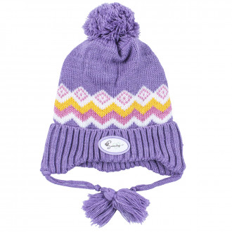 Зимна шапка "Someday" в кремаво бяло