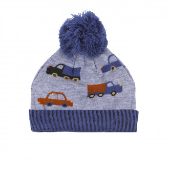 Бебешка зимна шапка за момчета ''Auto''