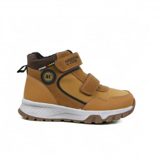 Детски зимни боти за момчета в охра