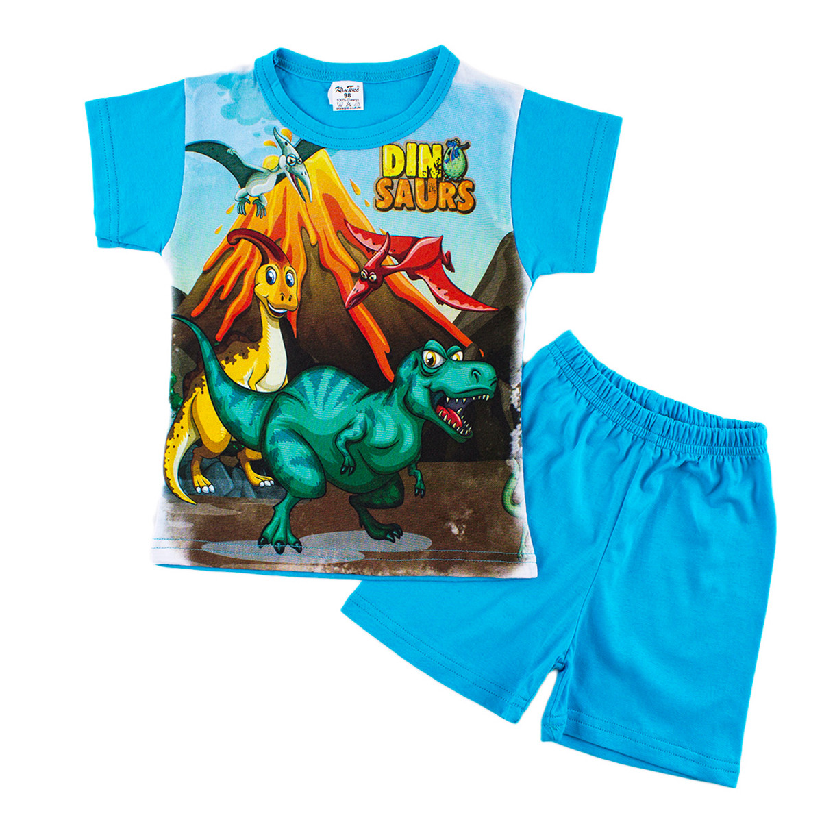 Детска лятна пижама за момчета "Dinosaurs"