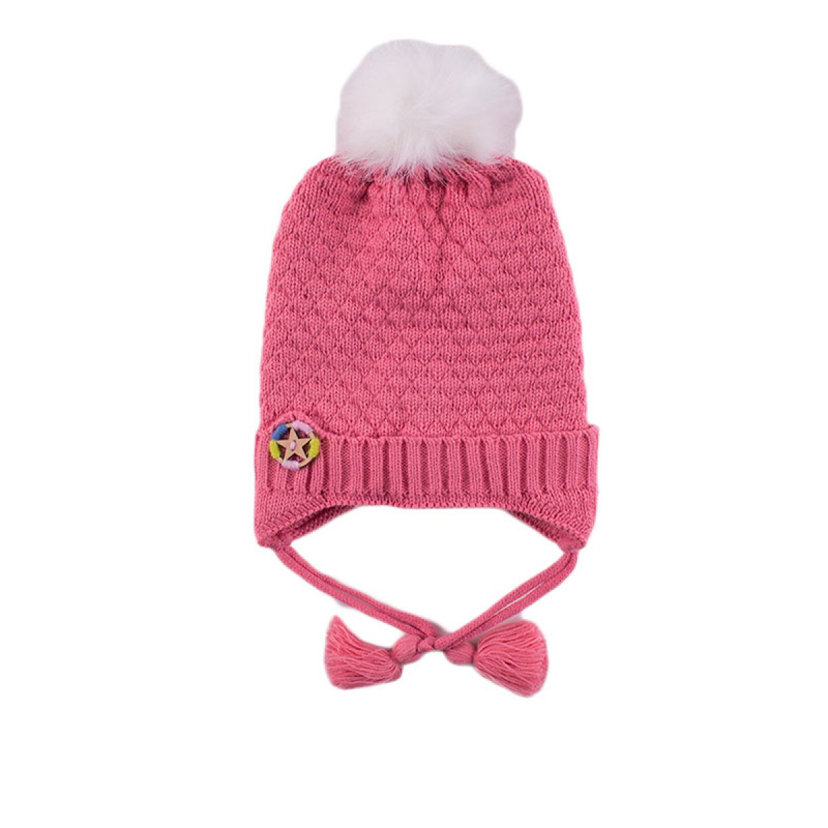 Зимна шапка за момичета (1 - 4 год.)