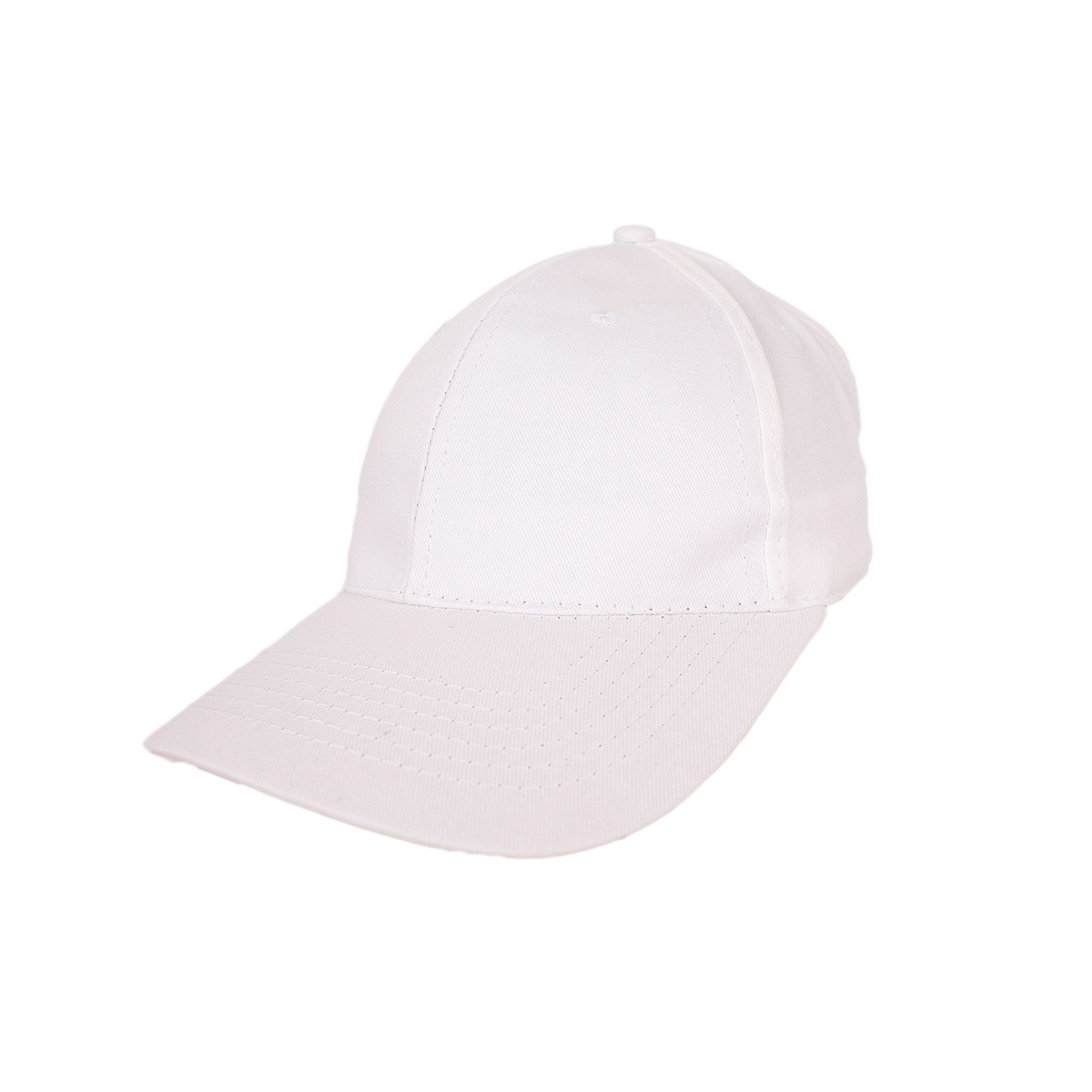Лятна шапка в бял цвят