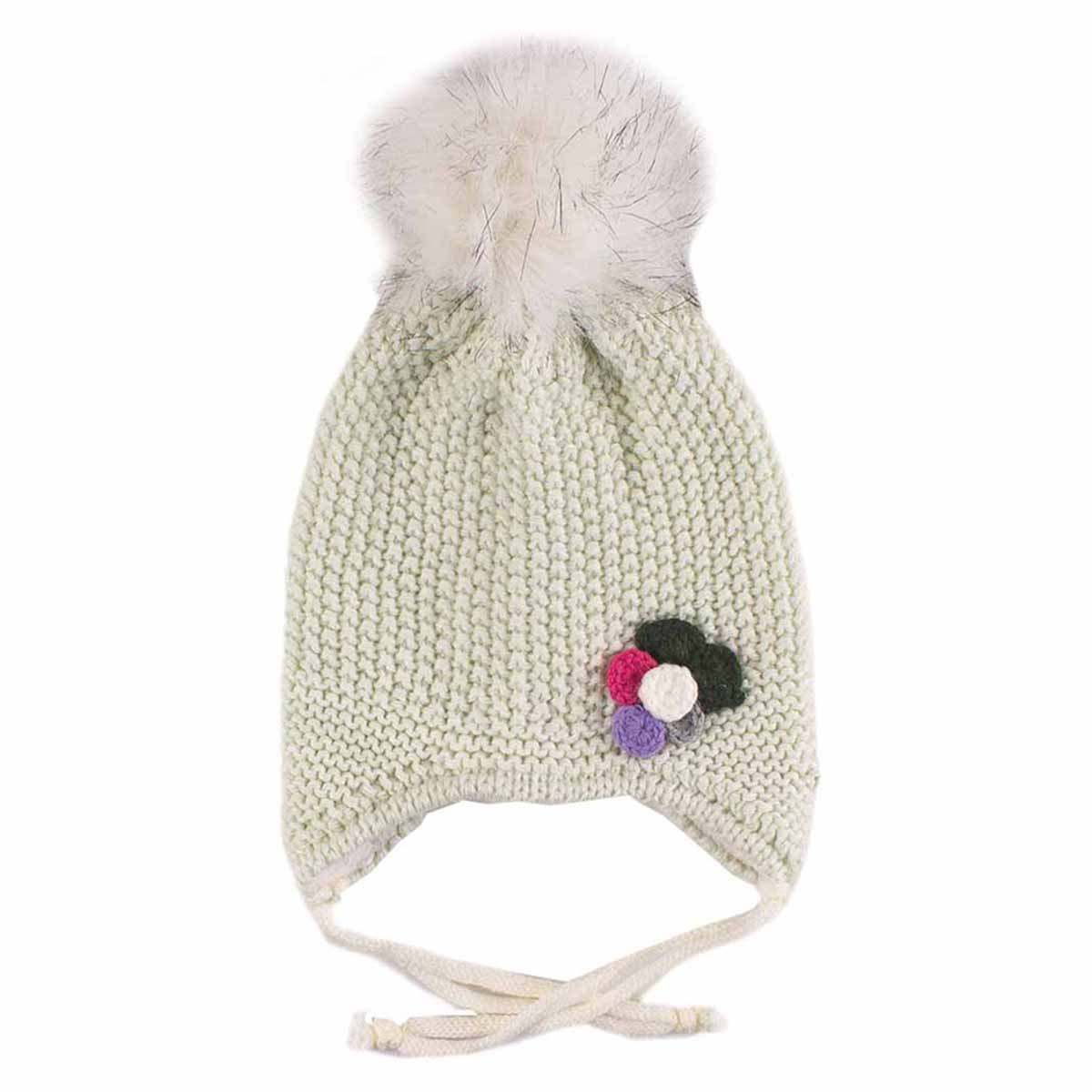 Бебешка зимна шапка за момичета 