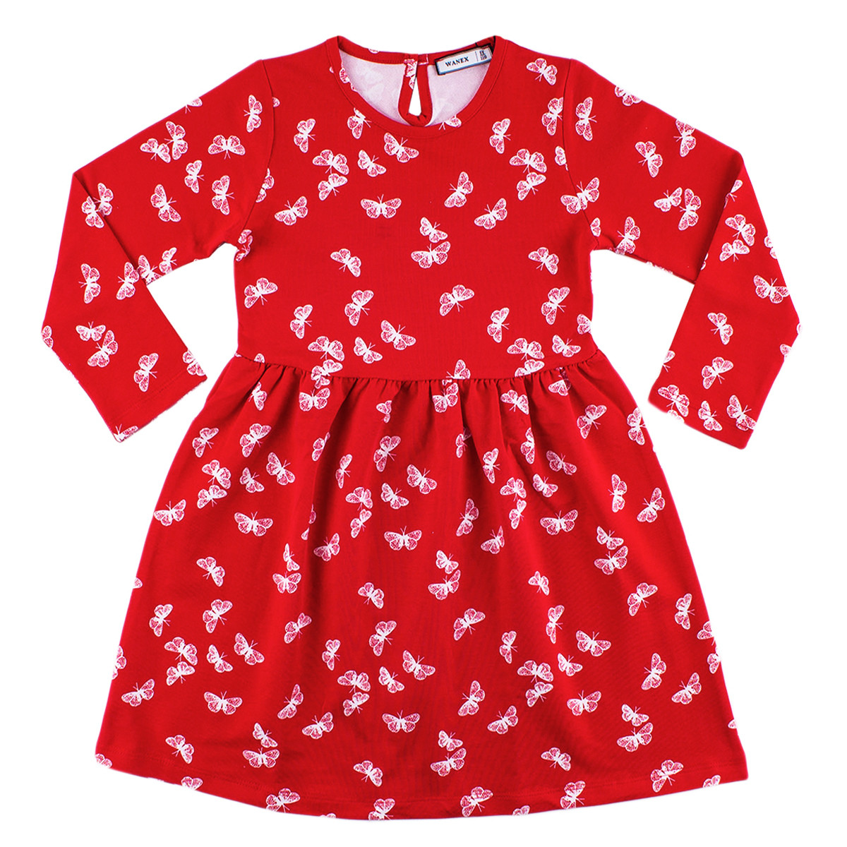 Трикотажна рокля в червено "Христина"