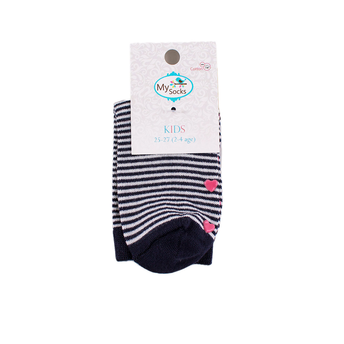Детски къси чорапки с гумички за момичета 