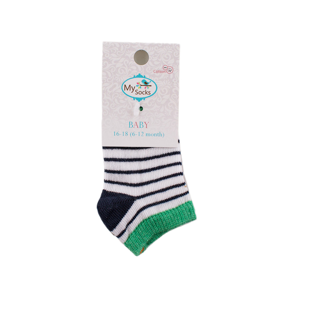 Бебешки къси чорапки тип терлик