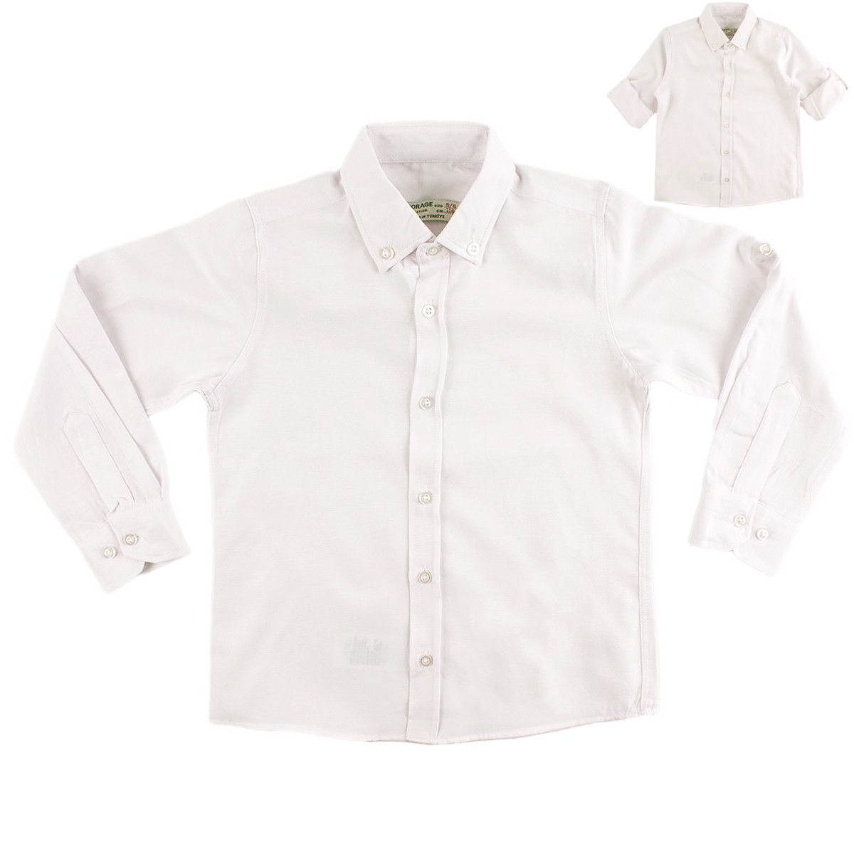 Детска бяла риза за момчета