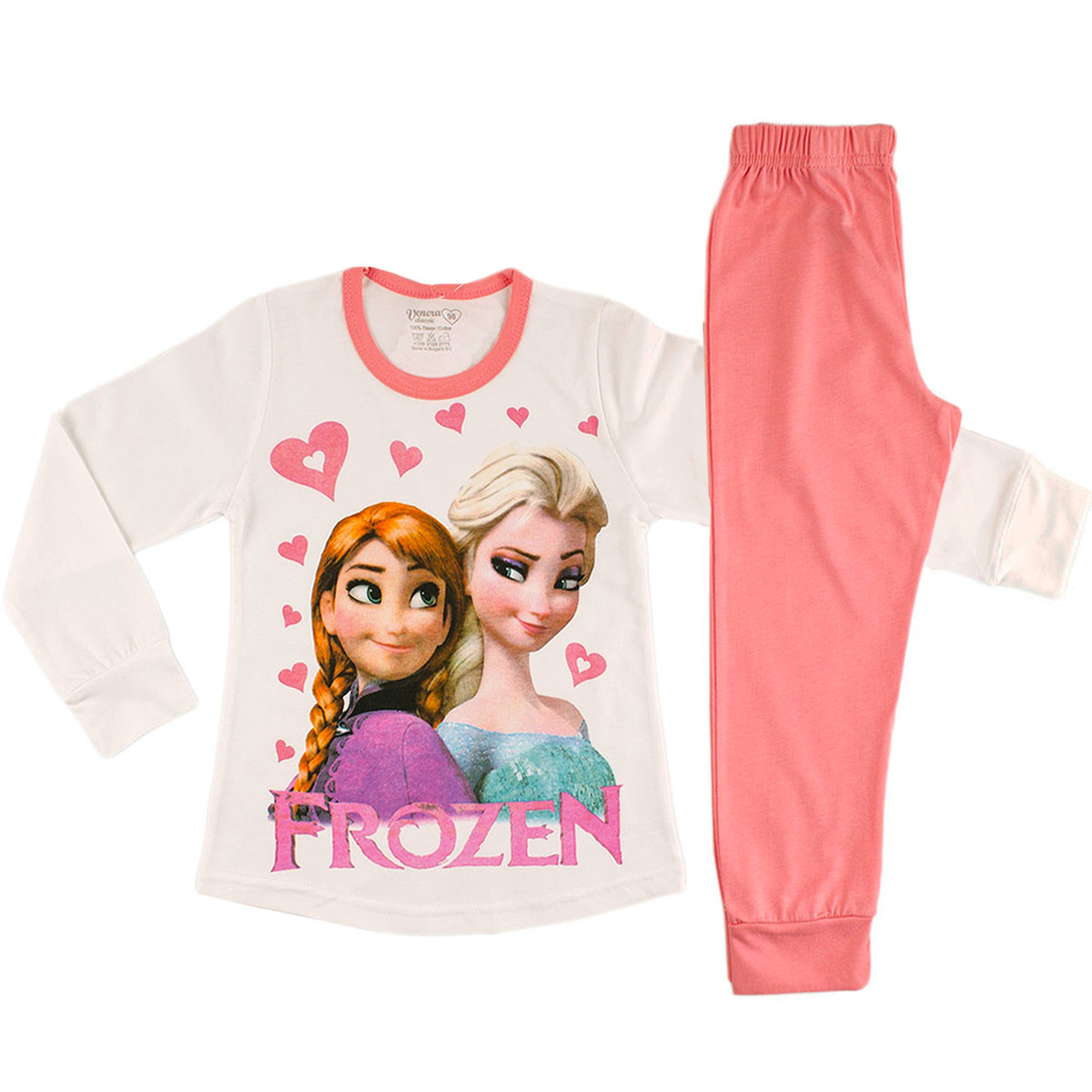 Детска памучна пижама за момичета