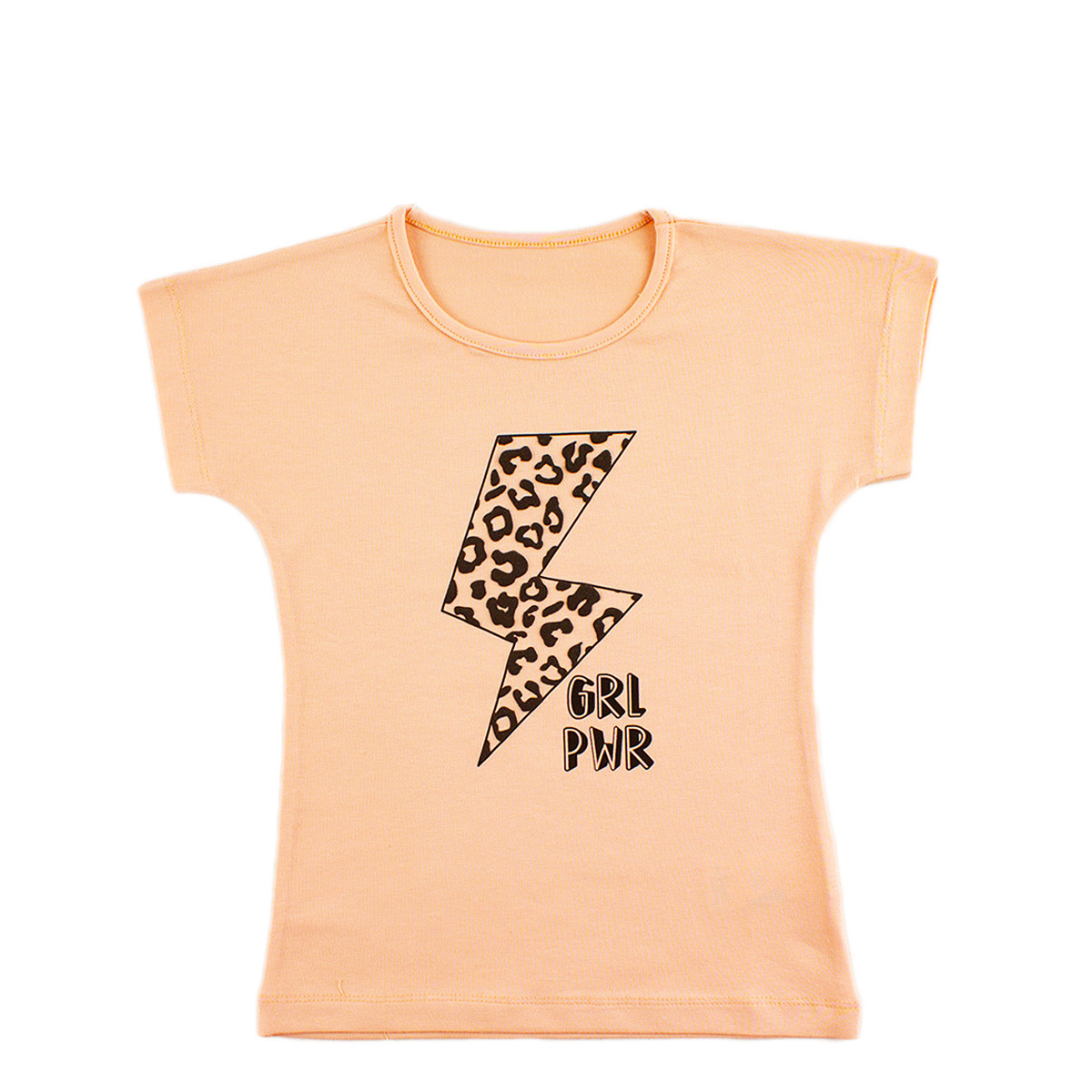 Тениска за момичета в опушено розово (3 - 7 год.)