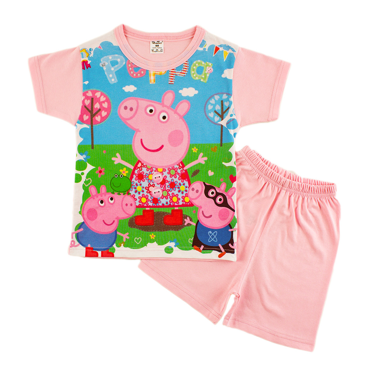 Детска лятна пижама за момичета (3 - 6 год.)