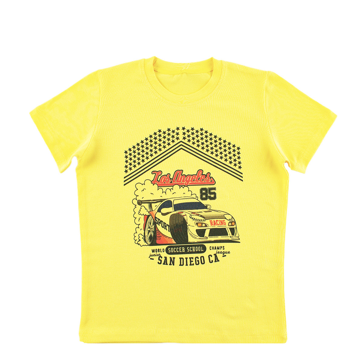 Тениска за момчета в жълто