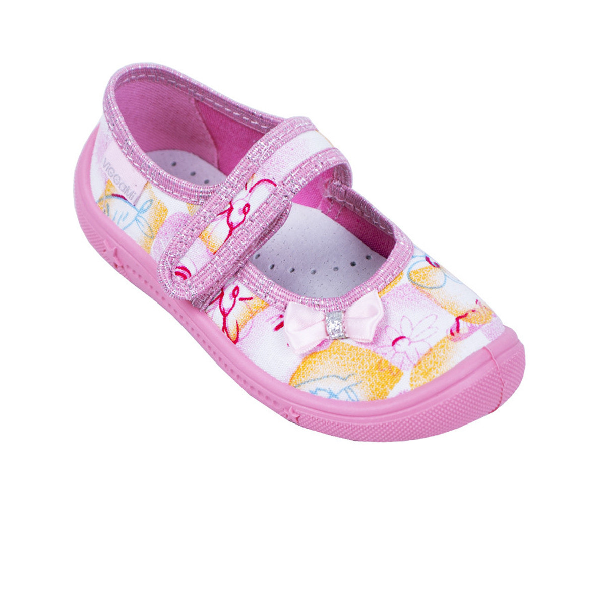 Анатомични дишащи текстилни обувки "Pink ribbon"